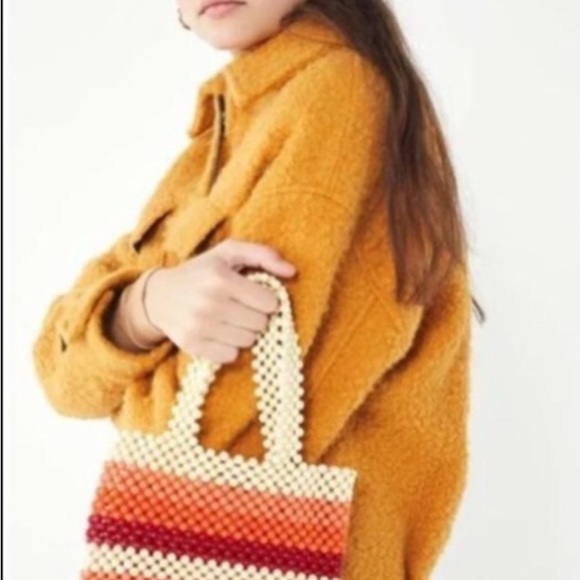 Urban Outfitters Multicolored Mini Beaded Tote - Picture 6 of 14